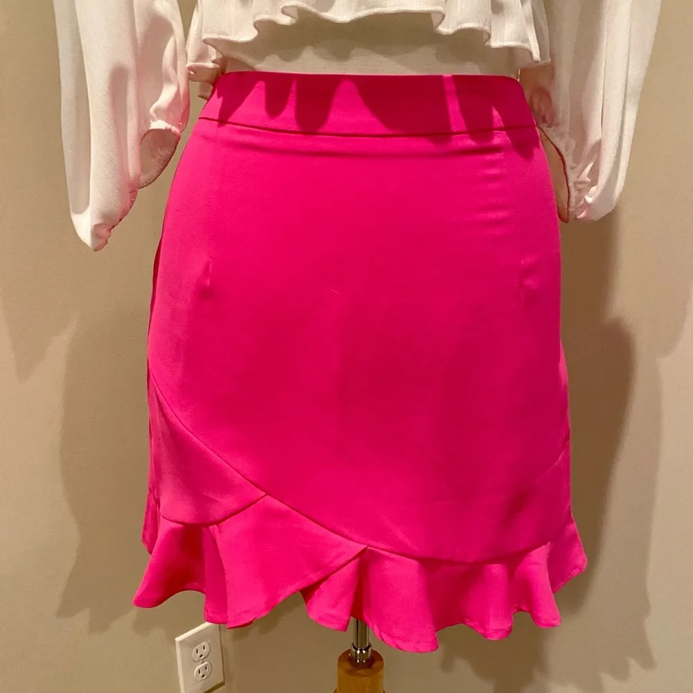 Pink Ruffle Skirt - Picture 4 of 4